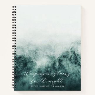 Psalm 30:5 Bible Study Custom Notebook