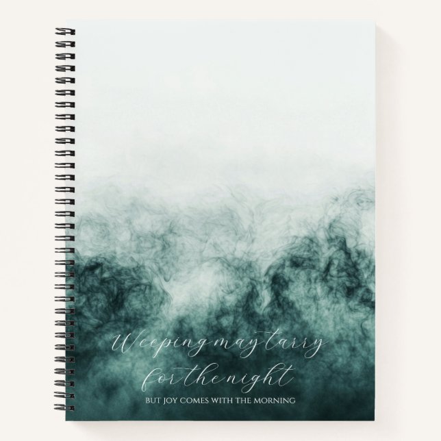 Psalm 30:5 Bible Study Custom  Notebook (Front)