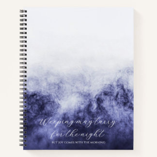 Psalm 30:5 Bible Study Custom Notebook