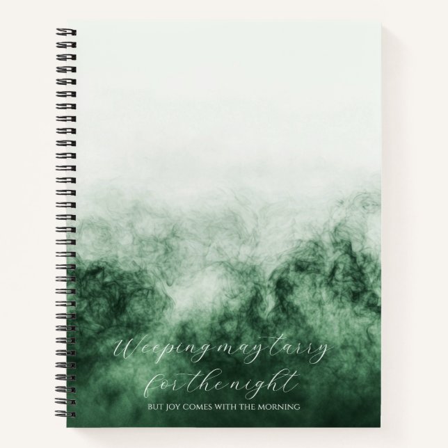 Psalm 30:5 Bible Study Custom  Notebook (Front)