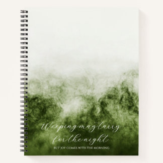 Psalm 30:5 Bible Study Custom Notebook