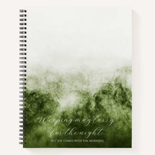 Psalm 30:5 Bible Study Custom  Notebook (Front)