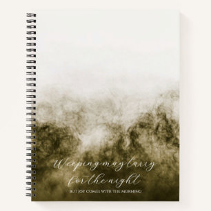 Psalm 30:5 Bible Study Custom Notebook