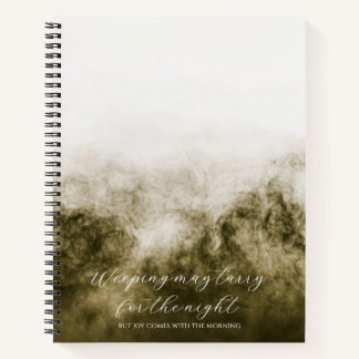 Psalm 30:5 Bible Study Custom Notebook