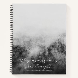 Psalm 30:5 Bible Study Custom Notebook