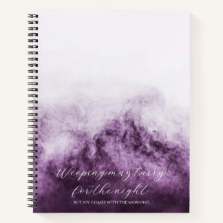 Psalm 30:5 Bible Study Custom Notebook