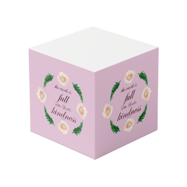 psalm 33 full kindness cube (Front Angled)