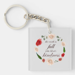 psalm 33 full kindness keychain