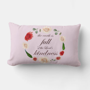 psalm 33 full kindness lumbar pillow