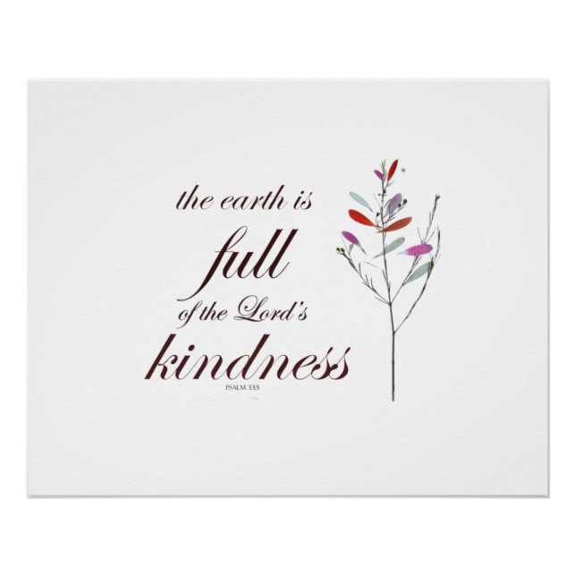 Psalm 33 poster (Front)