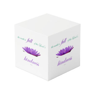 psalm 33 purple lotus kindness cube