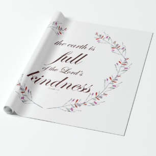 Psalm 33 wrapping paper