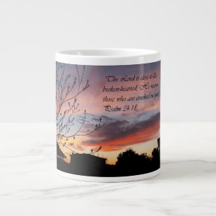 Psalm 34:18 Encouragement Mug
