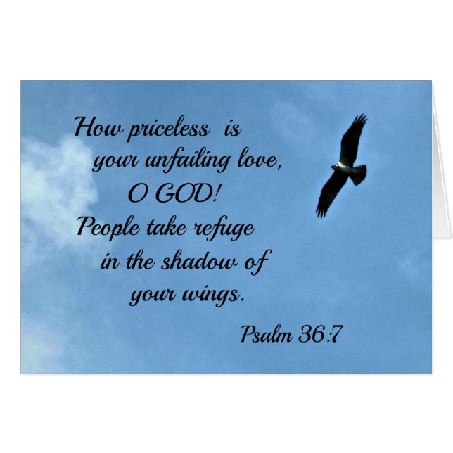 Psalm 36:7 (Front Horizontal)
