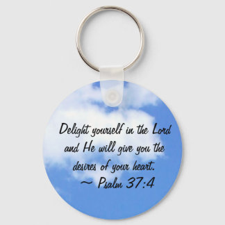 Psalm 37:4 keychain
