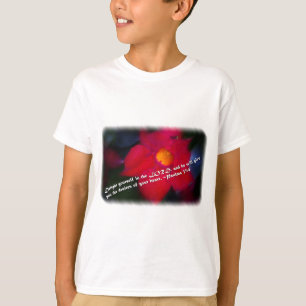 Psalm 37:4 on White T-Shirt