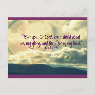 Psalm 3:3 Inspirational Postcard