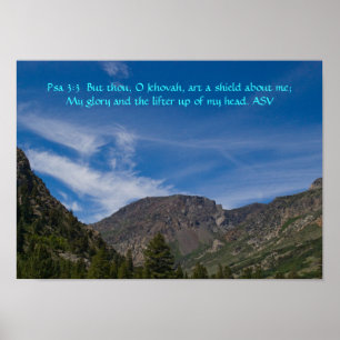 Psalm 3: 3 poster