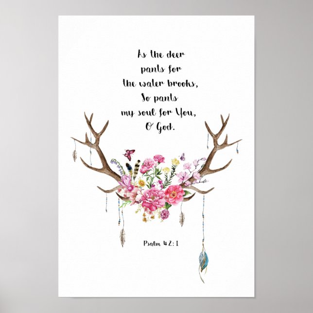 Psalm 42:1 poster (Front)