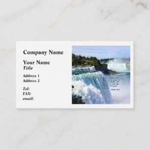 Psalm 42:7 business card