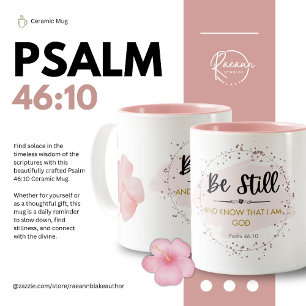 Psalm 46:10 Ceramic Mug