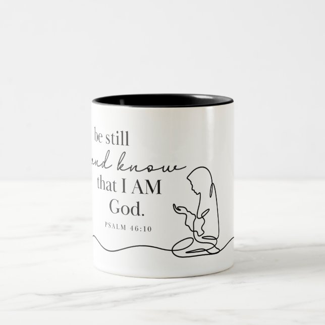 PSALM 46:10 - Coffee Mug (Center)