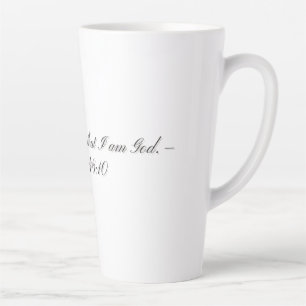 Psalm 46:10, Gift Latte Mug