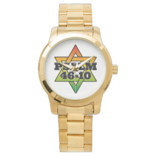 Psalm 46-10 - Gold Plated Watch