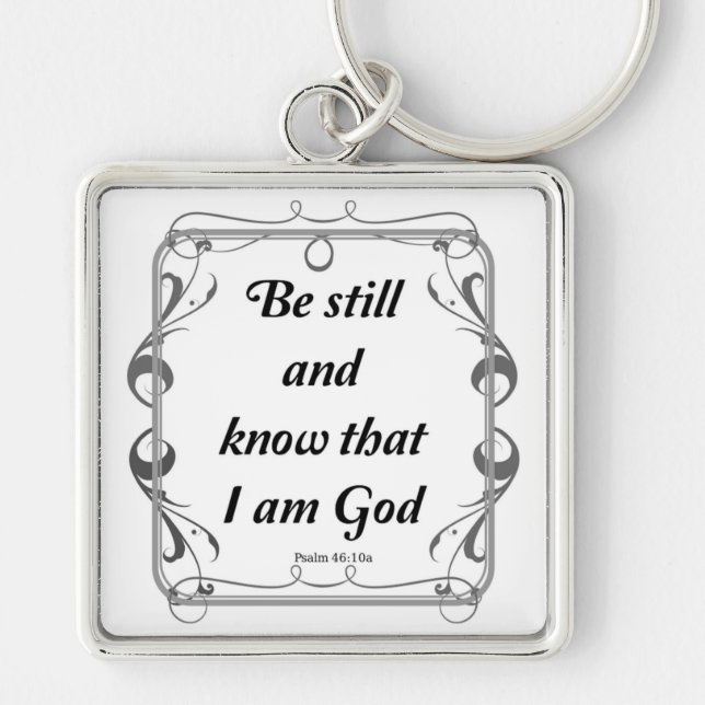 PSALM 46-10 KEYCHAIN (Front)