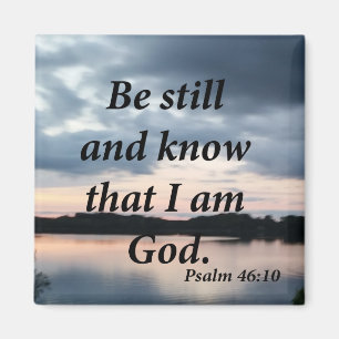 Psalm 46:10 magnet