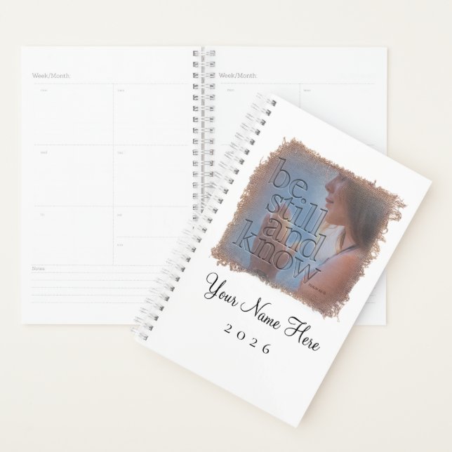 Psalm 46:10 - Personalized Day Planner (Display)
