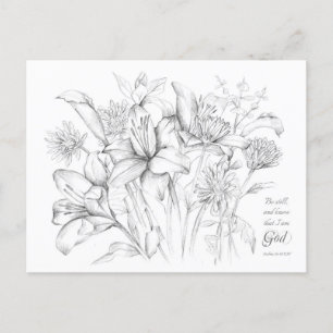 Psalm 46:10 Scripture Prayer Card Be Still 