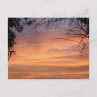 Psalm 46:1 God is our refuge & strength...