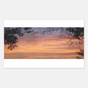 Psalm 46:1 God is our refuge & strength... Sticker