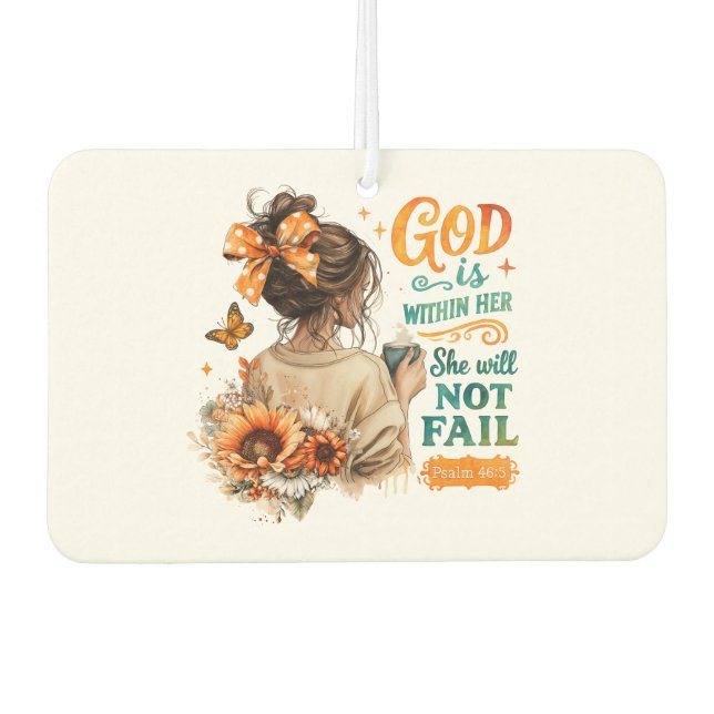 Psalm 46:5...  air freshener (Front)