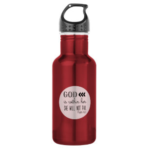 Psalm 46:5 Aluminum 532 Ml Water Bottle
