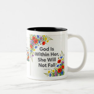 Psalm 46:5 GOD Is Within Her Christian Mug