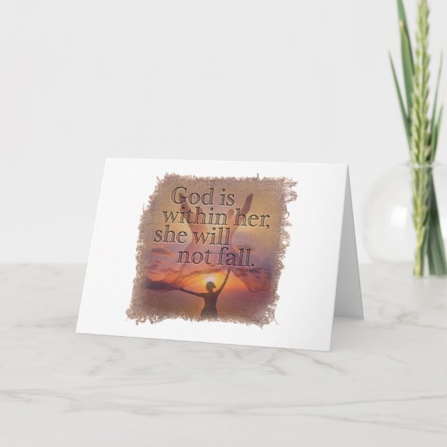 PSALM 46:5 - Greeting Card (Front)