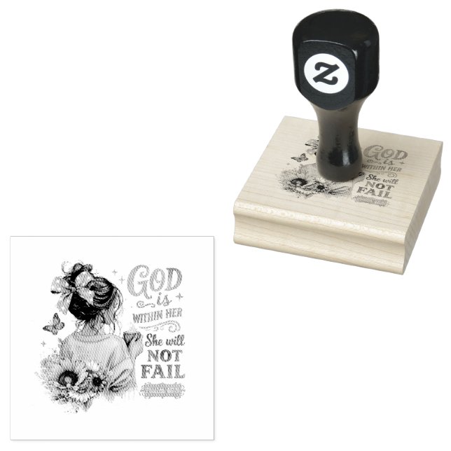 Psalm 46:5...  rubber stamp (Stamped)