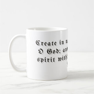 Psalm 51:10 Gift Mug