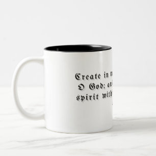 Psalm 51:10 Gift Mug