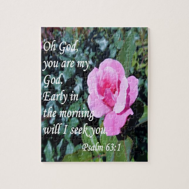 Psalm 63 jigsaw puzzle (Vertical)