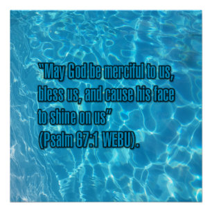 Psalm 67:1 WEBU Poster