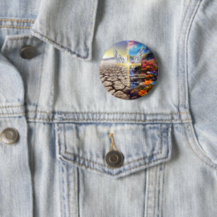 Psalm 68 2 inch round button