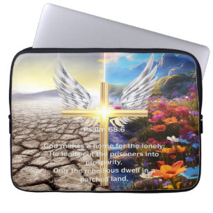 Psalm 68 laptop sleeve
