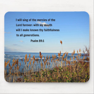 Psalm 89:1 mouse pad