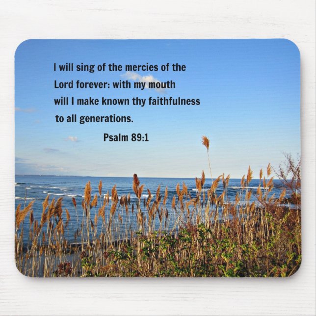 Psalm 89:1 mouse pad (Front)