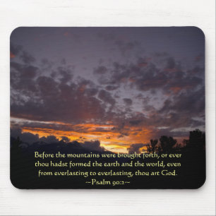 Psalm 90:2 Sierra Sunset Mouse Pad