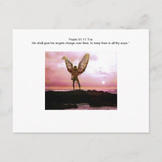Psalm 91:11...angelwarriors postcard