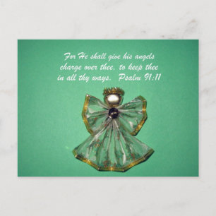 Psalm 91:11 postcard